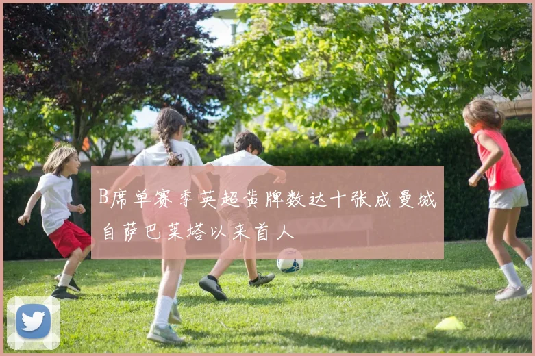 B席单赛季英超黄牌数达十张成曼城自萨巴莱塔以来首人